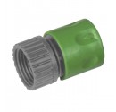 Conector para manguera PVC con STOP de Ø3/4"