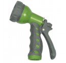 Pistola regulable 7 funciones + acople stop para Manguera en PVC