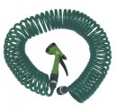 Kit de Manguera espiral de 15m con pistola regulable para Manguera