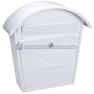 Briefkasten f&uuml;r Au&szlig;en, wei&szlig;