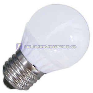 Sph&auml;rische E27 LED-Lampe Keramik 4W 320lm 6000K 120&ordm;