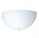 Aplique semicircular de pared Blanco