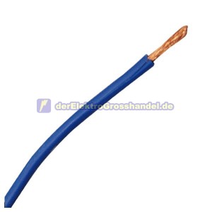 200m Kabelrolle, flexibel, 1x1,5mm, 0,7KV, blau