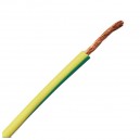 200m Kabelrolle, flexibel, 1x2,5mm, 0,7KV, grün/gelb