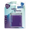 Caja 10 blisters 1 uds pilas Petaca 3R12 4,5V salinas GSC