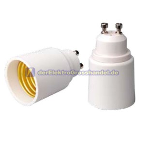 Lampensockel Adapter GU10 - E27