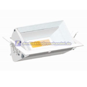 LED-Einbaudownlight COB 45W 3825lm 4200K rechtekig, wei&szlig;