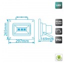 Proyector de LED de 150W 10500 Lm