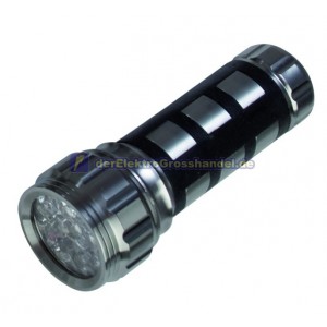 Aluminium Taschenlampe 17 LEDs