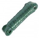 Cuerda de tender Cableada 25 metros Verde
