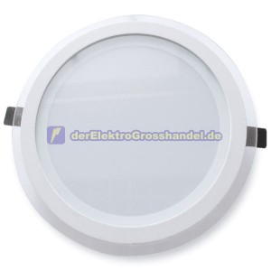 LED-Einbaudownlight 22W 2200Lm 4200K, Farbe wei&szlig;, rund