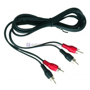Audio Verbindung 2RCA Stecker x 2RCA Stecker 2,5m
