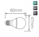 E27 Dekorative LED-Lampe 3W, 230V, 120º, gelb