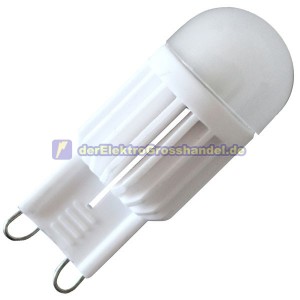 Mini-G9 LED-Lampe aus Keramik 3,5W 250lm 3000K, 300&ordm;