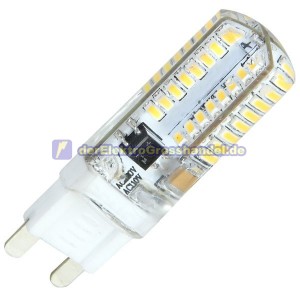 Mini-G9 64LED-Lampe aus Silicone 3,5W 300lm 6000K, 360&ordm;