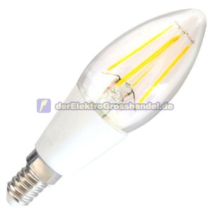 Standard LED-Lampe E14 4W 400lm 3000K. 290º CRI ≥ 80.