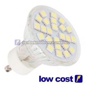 GU10 Dichroic LED-Lampe 4,6W 3000K 320lm 120&ordm;