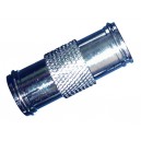 Adaptador metal F macho a F macho