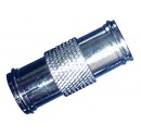 Adaptador metal F macho a F macho