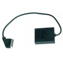 Adaptador de 1euroconector macho con cable a base 2 euros hembras