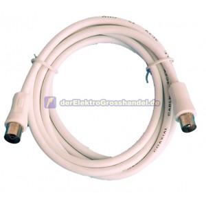 Antennen Koaxkabel &oslash;9,5mm 5m (1xStecker x 1xBuchse)