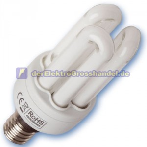 E14 3U Energiesparlampe Serie Micro, 13W, 2700K