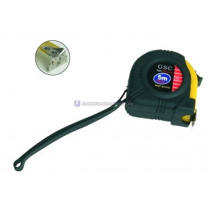 Ma&szlig;band gummiert mit Stopper und Magnet, 8m x 25mm