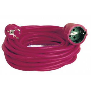 Verl&auml;ngerungskabel 25m, 3500W, rot
