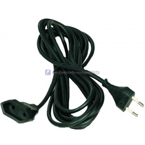 Verl&auml;ngerungskabel 2m, 2200W, schwarz
