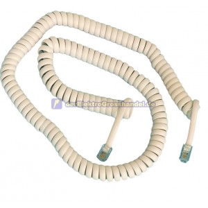 Spirale Kabel 4P/4C 2,1m, 1xStecker - 1xStecker