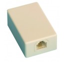 Base telefonica modular de superficie, 6P/4C.