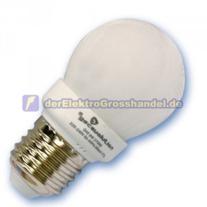 E14 Energiesparlampe Serie Kugel, 9W, 2700K