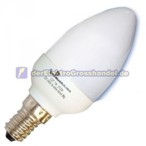 E14 Energiesparlampe Serie Kerze, 7W, 2700K