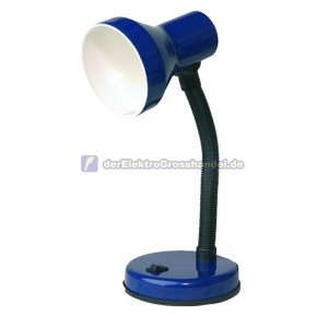 E27 Schreibtischlampe Tana, grau, f&uuml;r Gl&uuml;hbirne