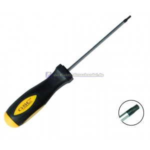 Torx Schraubendreher, Chrom-Vanadium, verst&auml;rkt, 4,0x100mm