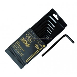 Inbusschl&uuml;ssel 9St-Set, 1,5mm bis 10mm, mit Box