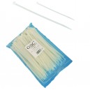 Bolsa de 100 unidades de bridas color natural, 100% nylon. 500x7,9.