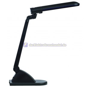 PL Schreibtischlampe, grau, geringer Stromverbrauch, 11W