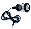 Lampara portatil industrial con pantalla metalica y goma, Max.60W/230V-50Hz.