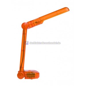 PL Schreibtischlampe, klappbare, orange, 9W