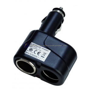 Anschluss f&uuml;r Zigarettenanz&uuml;nder, f&uuml;r Auto. 2 Buchsenstecker.
