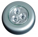 Pushlight de 3 LEDS luz blanca. ideal para habitaciones, garajes, escaleras, caravanas, campings, etc. 3 R 03 AAA. 