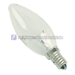 E14 Kerzenf&ouml;rmige Gl&uuml;hlampe, 60W