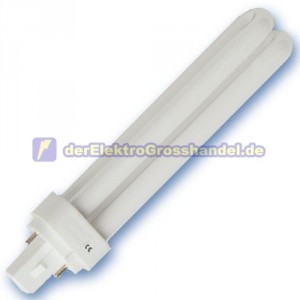 G24 Energiesparlampe PLC G24d 2pin, 26W, 6400K 