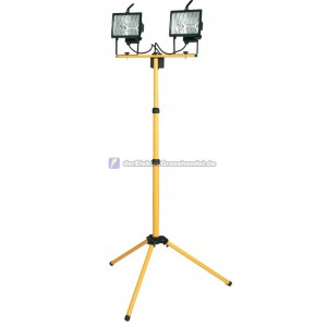 Doppelte tragbare halogen Strahler 2x500W, Teleskopische Dreifu&szlig;