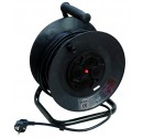 Extensible profesional de cable electrico con 4 tomas. 50 Metros.