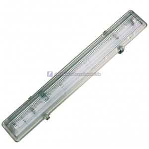 Feuchtraum Wannenleuchte T8 Leuchtstoffrohr IP65 1x58W 1250cm