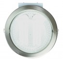 Downlight redondo empotrable directo a corriente 230V, Miquel Satin, 2x26W.
