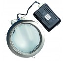 Downlight empotrable redondo de bajo consumo. Niquel Satin, 2x26W.