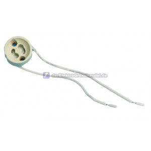 Fassung f&uuml;r dichroic Lampen GU10, 4A, 250V, Temperatur T250